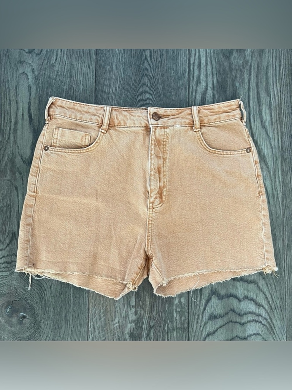ANTHROPOLOGIE PILCRO High Rise Denim Cutoff Jean Shorts Size 28